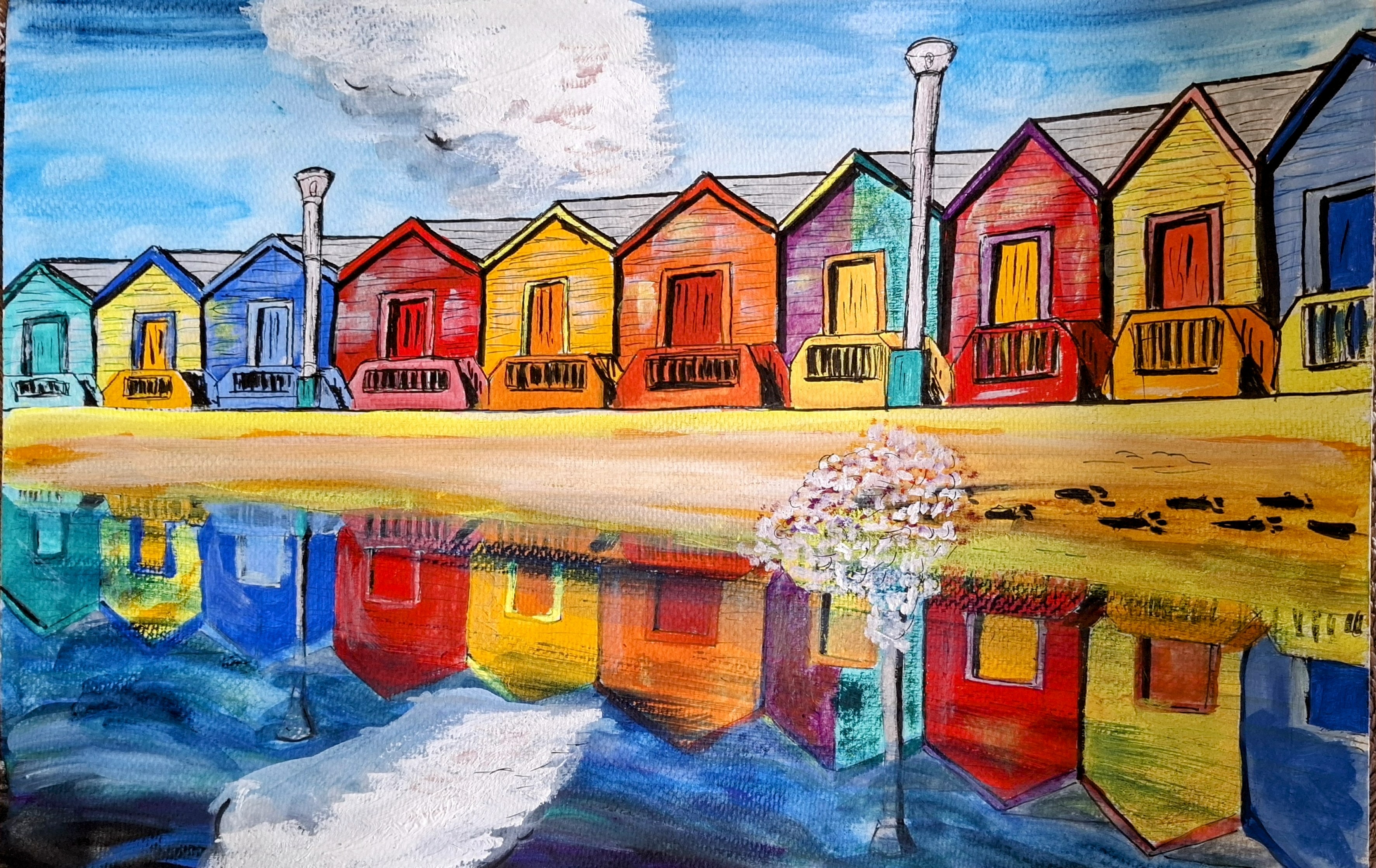 St James watercolour
